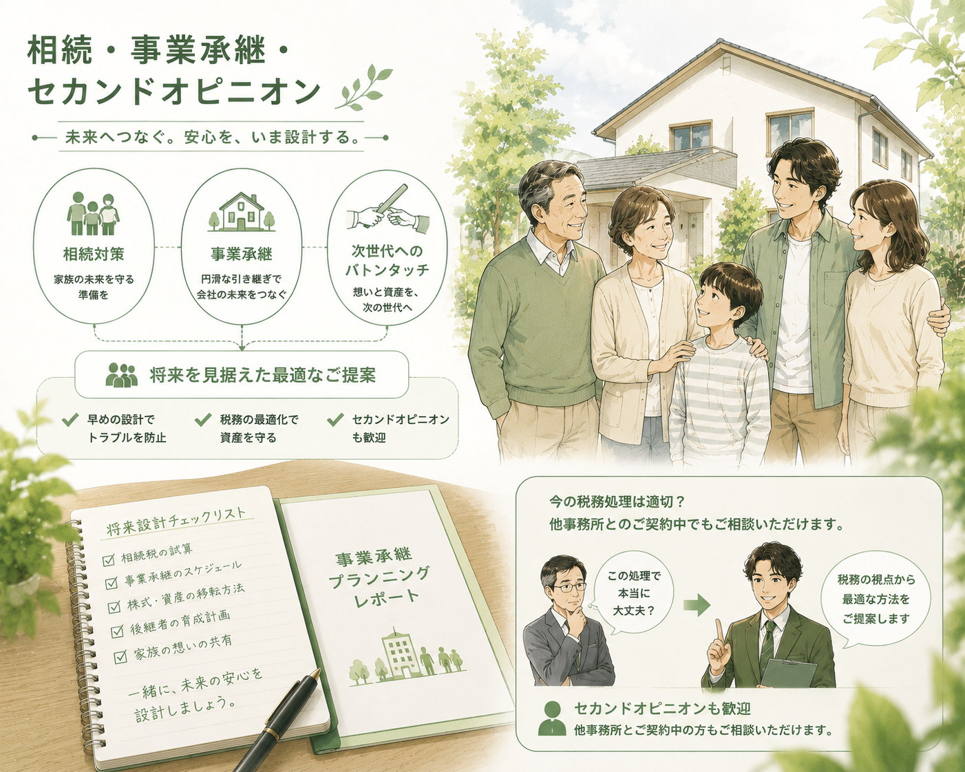 相続・事業承継・セカンドオピニオン