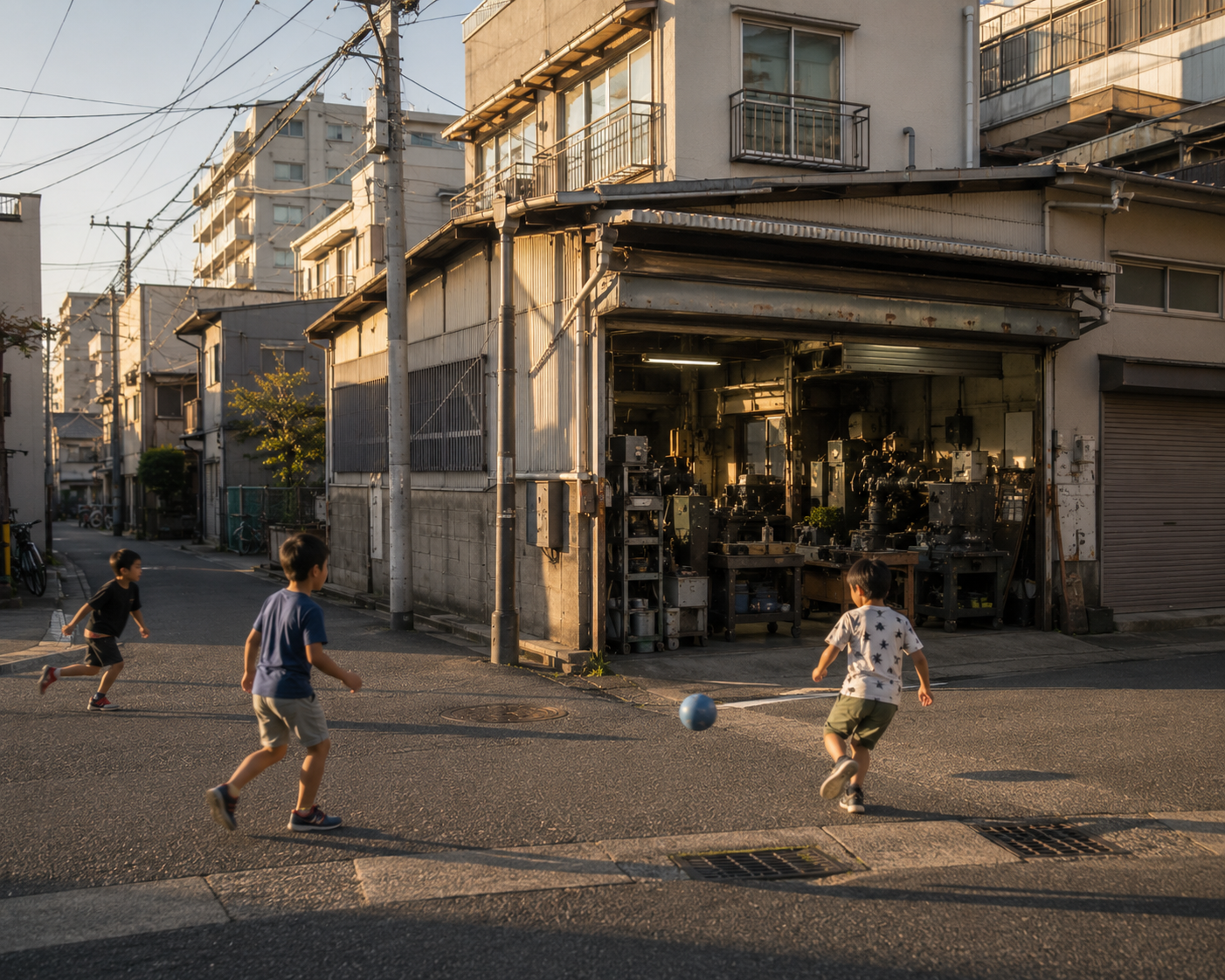 下町の町工場の風景