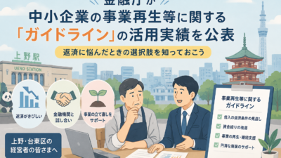 【上野の税理士が解説】中小企業の事業再生ガイドラインとは？借入返済に悩む経営者への影響