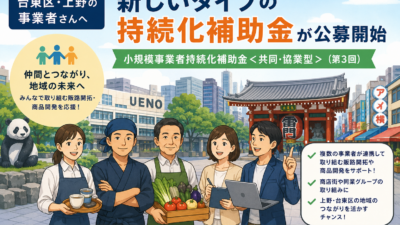 【上野の税理士が解説】持続化補助金＜共同・協業型＞第3回とは？対象と流れ