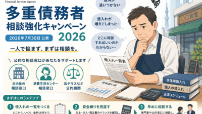 【上野の税理士が解説】多重債務で悩む前に|相談強化キャンペーン2026とは？