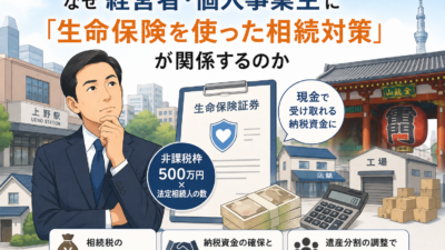 【上野の税理士が解説】生命保険の相続対策｜非課税枠はいくら?納税資金の準備方法