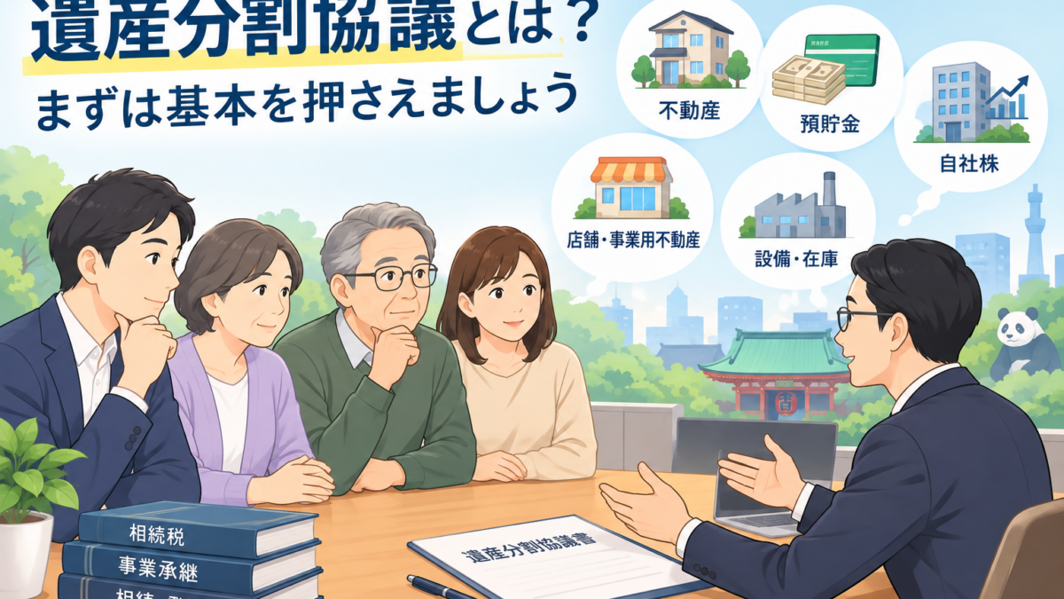 【上野の税理士が解説】遺産分割協議でもめない進め方と専門家の関わり方