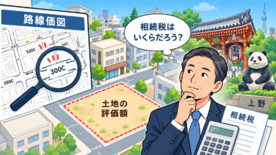 【上野の税理士が解説】路線価とは？土地の相続税評価額の調べ方の基本